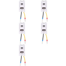 5X Nuovo Modulo di Alimentazione A Doppia Porta USB Type-C, Presa da 220 V, Modulo di Ricarica per Telefono da 5 V 2,1 A, Trasformatore, Adattatore di