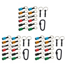 36Pieces 1/4 Inch Hex Shank Bits Holder Keychian, Keychain Extension Bar Screwdriver Bit Holder Socket Adapter