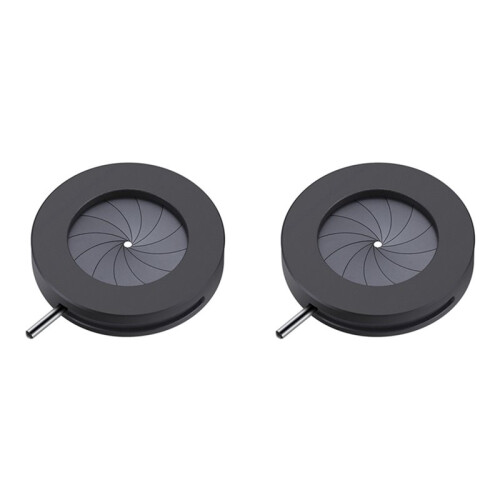 2pcs 1.5-23mm Manual Aperture Adjustable Mechanical Iris Diaphragm for Digital Camera Microscope Iris SK23