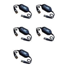 5X Hoge Kwaliteit Aardlus-Isolator Video Balun Coaxiale BNC Mannelijke Naar Vrouwelijke CCTV Anti-Jam Geen Stroom Nodig