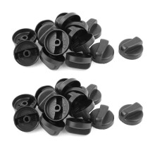 30 Pcs Stove Gas Stove Plastic 8 mm Dia Mount Hole Knob