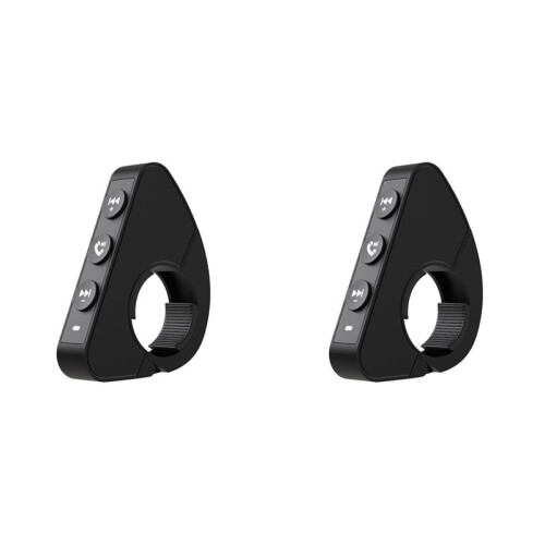 2X Handlebar Remote Control for Motorcycle Helmet Headset Earphone IP6  5.3 Wireless Phone Controller
