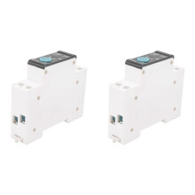 2X Interruptor de Relé Inteligente TUYA con Wifi, Protector de Voltaje y Corriente, Medidor de Energía, Control Remoto por Voz para Hogares