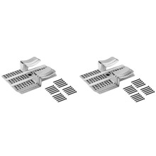 40 Stuks Gipsplaat Reparatieclips Muurreparatieset met Schroeven voor 1/2 Inch Gipsplaat, Professionele Reparatie van Gaten in Gipsplaat