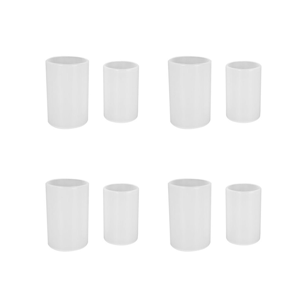 4X 2 Sizes Cylinder Candle Molds Silicone Mold For Candle Making, Pillar Candles Resin Mould Epoxy Resin Casting Molds 6031736414094