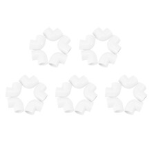 25 PeçAs 20Mm Diâmetro 90 Graus Cotovelo Cotovelo Adaptador Adaptador Conector Branco