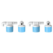 4 Stuks Automatische Vlotterklep Waterniveau-Regelschakelaar Horizontale Instroom Geïnstalleerd in de Torentank Zijwaterinlaat