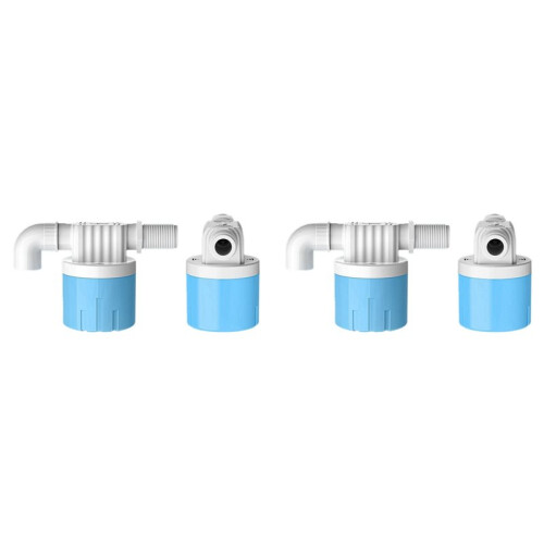 4pcs Automatic Float Valve Water Level Control  Horizontal Inflow Installed Inside Tower Tank Side Water Inlet