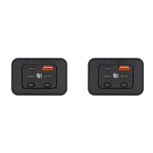 2X 48W Dual Snel Opladen PD Gemodificeerde QC Auto Mobiele Telefoon Oplader 12V24V Geschikt voor Auto RV Bus Bus Schip