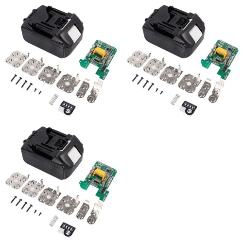 3X Li-Ion Battery Case Lithium Battery Protective Board for  10-Cell Battery Tool Battery Case Kit