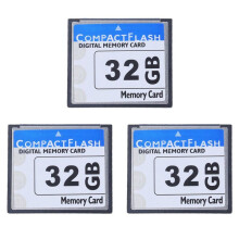 3X Scheda di Memoria Flash Compatta Professionale da 32 GB per Fotocamera, Macchina Pubblicitaria, Scheda per Computer Industriale