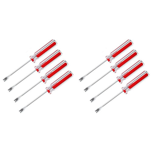 8 Pack Tack Lifter Tack Puller Nail Puller, U Tip Nail Staple Rivet Staple Puller Staple Remover Tool