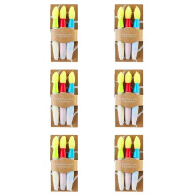 18X Washable Sidewalk Chalk Paint Brush Set Soft with Foam Brush Chalk Paint Stick Paintbrush
