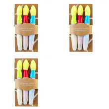 9X Ensemble de Pinceaux à Craie Lavables et Souples avec Tête en Mousse, Bâton de Peinture à la Craie, Cadeaux pour Enfants, Pinceaux pour Enfants