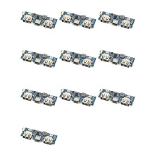 10X Micro-USB/Type-C 5V 2.4A Dual USB 18650 Boost Batterijlader Board Mobiele Power Bank-Accessoires voor Telefoon DIY A