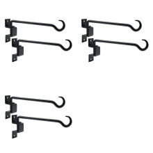 12 Inch 6 Pack Swivel Plant Hangers Outdoor Heavy Duty - for Flowers Baskets Pots Bird Feeder Lanterns Wind Chimes