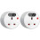 2X Countdown Timer Plug Socket, Digital Plug with LED Display, 1 Min-24H Adjustable Countdown  UK Plug 1