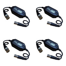 4X Hochwertiger Ground Loop Isolator Video Balun Koaxial BNC Stecker auf Buchse CCTV Anti-Jamming Keine Stromversorgung Erforderlich