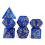 Sort fløjlspose RPG terninger mønter 9,5x8 cm 1