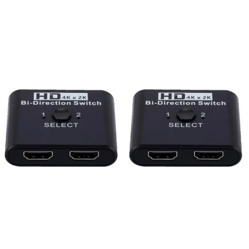 2X 4K X 2K -Compatible  Bi-Direction 2   Splitter  for Laptop PC  PS3/4 TV Box Adapter(A) 1