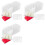 90pcs Wax Melt Container Clamshell Packaging Mold Box for Plastic Clear Empty Wax Candle Melt Tart Packaging Container 1