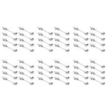 48Pcs Cute Music Theme Tea Stirring Spoon Coffee Spoon Stainless Steel Note Shape Small Ice Cream Dessert Scoop