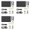 3Conjunto Monitor Touchscreen de 10,1 Polegadas para Raspberry Pi 5/4B, IPS 1024x600, Alto-Falantes Duplos, Compatível com Vários Dispositivos e 1