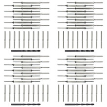 40 Pairs Lag Screw Swage Turnbuckle Tensioner and Lag Screw Stud Fitting for 1/8inch Cable Deck Railing Kit