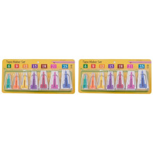 2X Set of 7 Size Fabric Bias Tape Makers Set 6-25MM Binding Tool Sewing Quilting Supplies DIY Patchwork Tape Makers