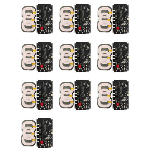 10X 10-24V 20W Wireless Charger Module Type-C for 3-Coil High Power Fast Charging Module for Car 1