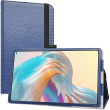 TABLET-ETUIS TIL CHUWI HIPAD PRO 10,8" ECO LÆDER I MARINEBLÅ MED STATIV MT8789T