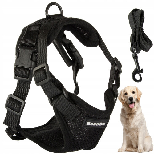 Hundesele XL uden tryk sort (100) GAB_A