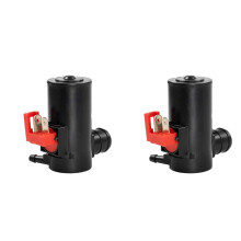 2X Wiper Front Windshield Windscreen Wiper Washer Pump Motor with Grommet for Legacy 3 1998 - 2004 76806-SEO-N01