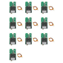 10X Conversor de Fibra Óptica Monomodo FC/UPC Tx 1310 Nm 1 Canal de Vídeo + UART e TTL e SBUS para Controlador Óptico de 0 A 20