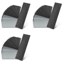 72PCS Sandpaper Assortment 12 Grits Wet Dry Sandpaper Sheets,Silicon Carbide Sanding Paper 120 to 3000 Grit Sandpapers