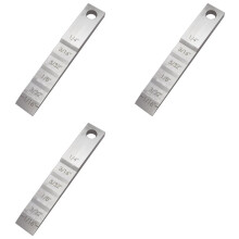 3X Pipefitter Tools 2130 Small Pipe Spacer Wedge Stepped Guage Step Feeler Gauge for Pipe Spacing Welding