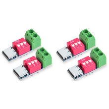 USB-C PD Trigger Board Module PD/QC Decoy Fast Charging USB Type-C to 12V High Speed Charger Power Output Boost 4pcs