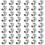 48 Conectores RJ45 Cat6 Sin Herramientas, Conector Hembra A Hembra para Módulo Ethernet, Panel Gigabit (Incompatible con Panel de Conexión). 1