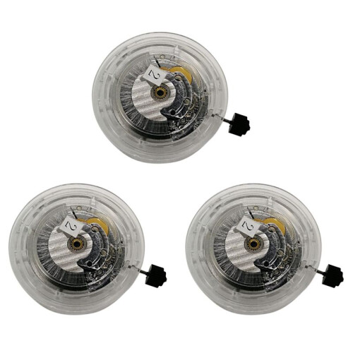3X ETa 2824 Movement Replacement Mechanical Automatic Movement Date Display Watch Repair Tool Silver