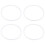New Replacement Gaskets Rubber Seal Ring for Magic Blender Flat/ 4 Pack 1