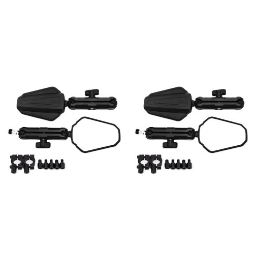 4X Universal Motorcycle Foldable Rear View Mirror Off-Road Motorcycle Modification Accessories Universal Mirror