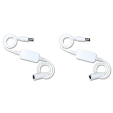 2X 72 Hour Auto Reboot Router Routing Timer Reset Tool Power Timing Fiber Modem Router Power Manager White