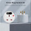 2X Countdown Timer Plug Socket, Digital Plug with LED Display, 1 Min-24H Adjustable Countdown  UK Plug 5