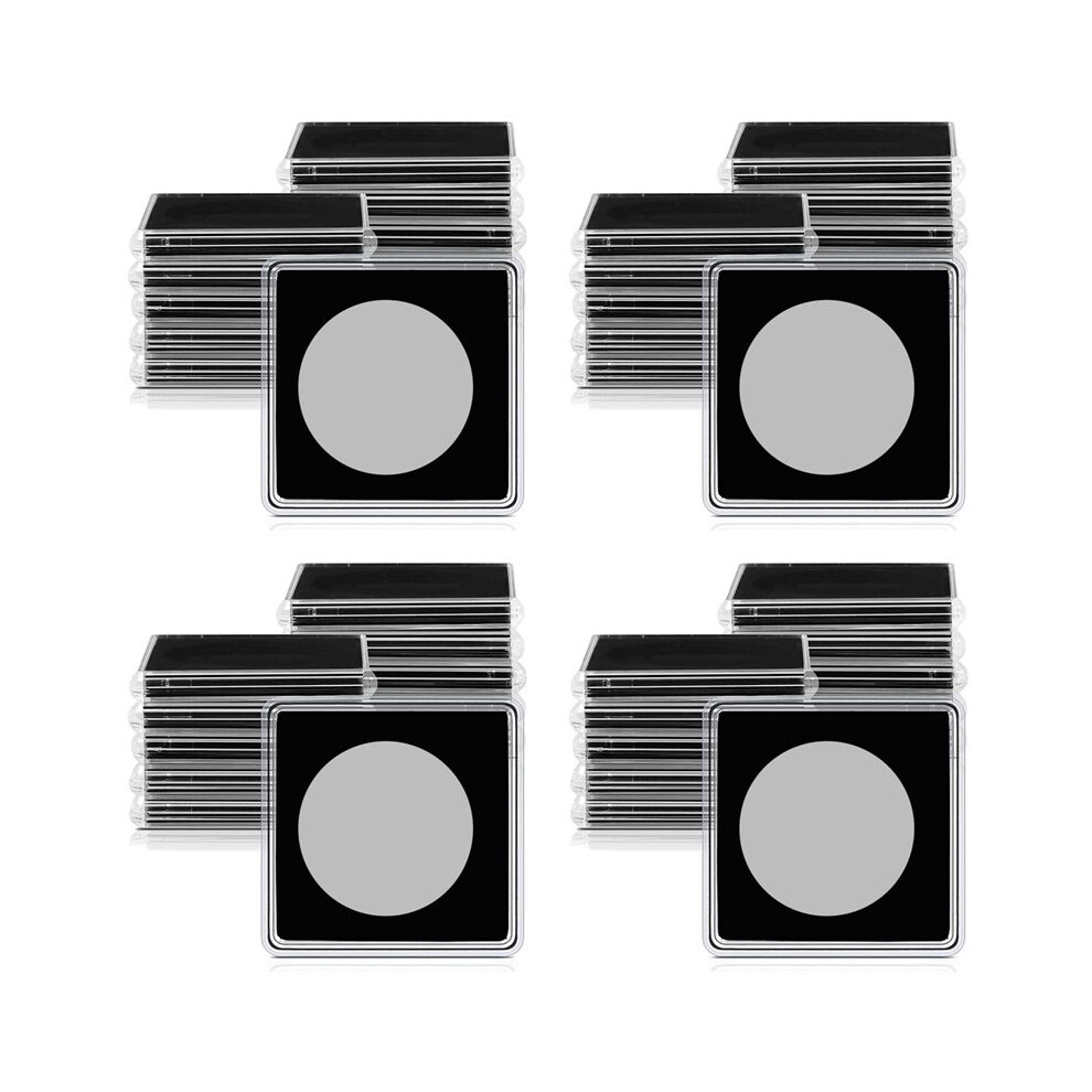 80 Pcs Silver Dollar Coin Holder, 2 X 2 Half Dollar Coin Holder Coin Capsule Coin Snap Plastic Coin Holder, 37.5Mm 6034164937494