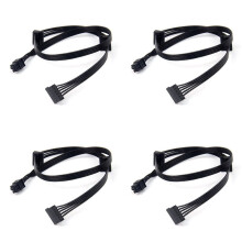 4 Stück GPU PCI Express 6-Poliger Stecker 1 Bis 3 SSD-Stromversorgungskabel für CX850M CX750M CX600M CX500M CX430M Modular