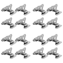 16 Pack 304 Stainless Steel Twist  with Keeper and Spring Butterfly Draw  for Case Box