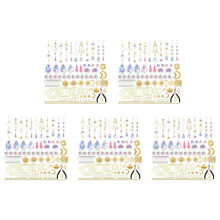 1000 Pcs Crystal Suncatcher,Sun Catchers with Crystals, Kits for Adults, with Rainbow Maker, Prism, Pendants Gold