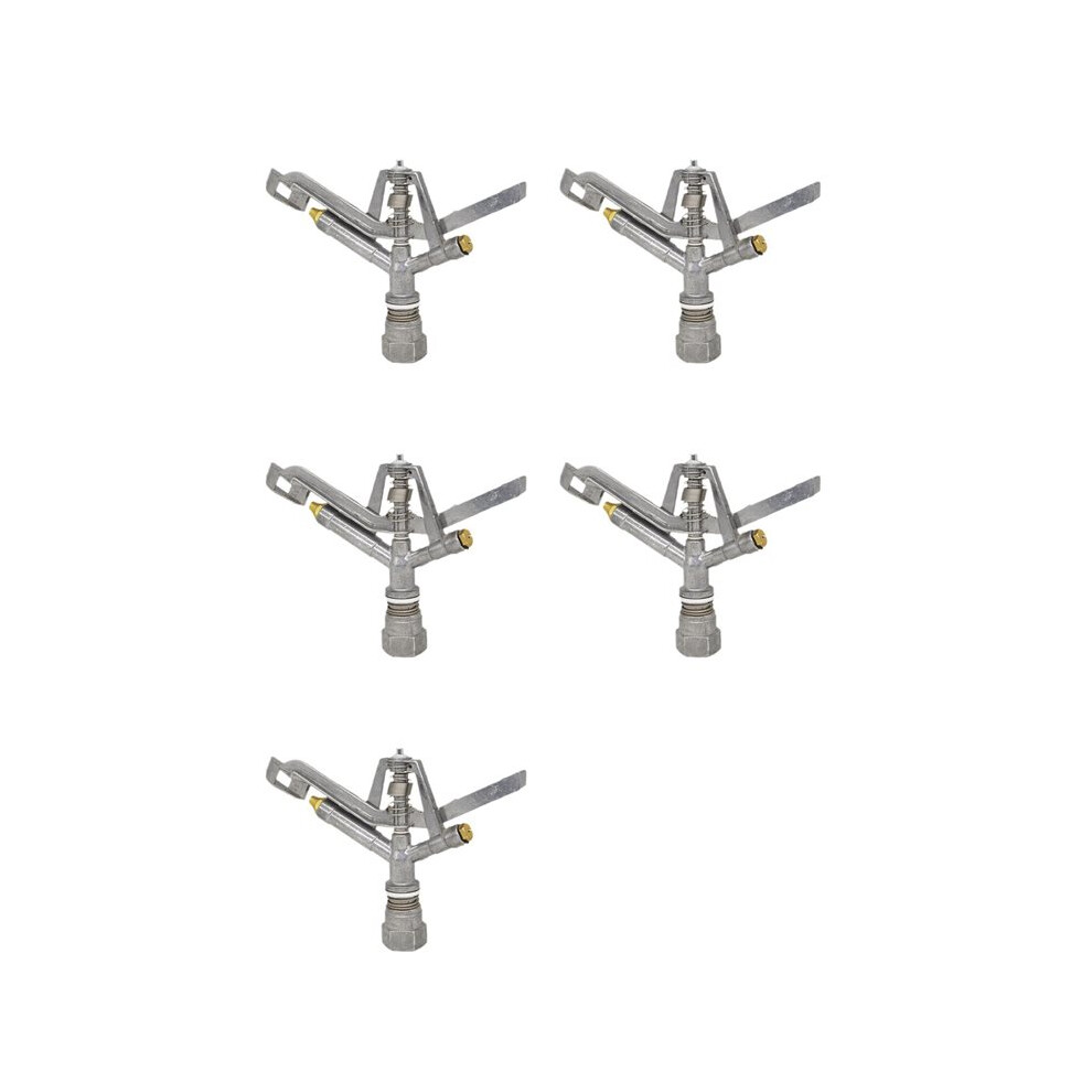 5X Female Thread Rotating Rocker Irrigation Sprinkler Metal Nozzle Agriculture Farmland Lawn Irrigation Sprayer 6032834445010
