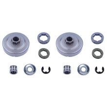 2X Kit de Rodamiento de Borde de Tambor de Piñón de Embrague de Cadena para MS290 029 MS390 039 MS310 Motosierra 1125007 1041