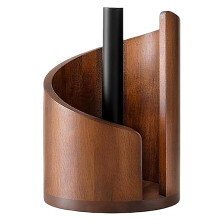 Wooden Paper Towel Holder,Modern Kitchen Countertop Organizer for Bathroom and Kitchen,Tissue Dispenser Stand